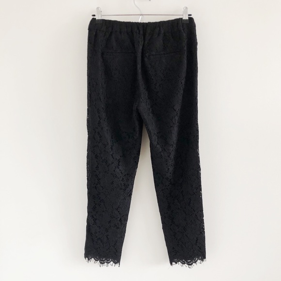 J. Crew Easy Pant in Black Lace Size 00 - Picture 2 of 6